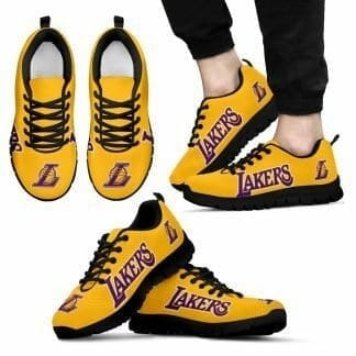 Alternative view of NBA Los Angeles Lakers Running Shoes V1