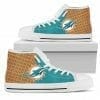 NFL Miami Dolphins High Top Shoes