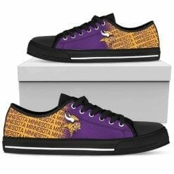 Alternative view of NFL Minnesota Vikings Low Top Shoes