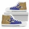 NFL Baltimore Ravens High Top Shoes