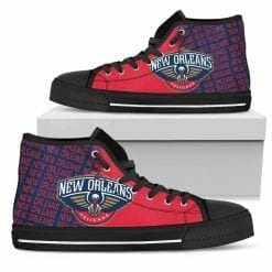 Alternative view of NBA New Orleans Pelicans High Top Shoes