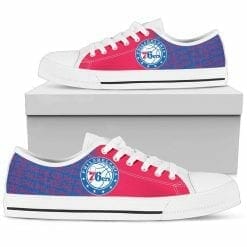 NBA Philadelphia 76ers Low Top Shoes