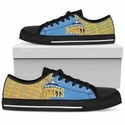 Alternative view of NBA Denver Nuggets Low Top Shoes