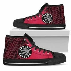 Alternative view of NBA Toronto Raptors High Top Shoes