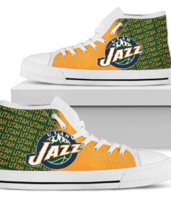 NBA Utah Jazz High Top Shoes