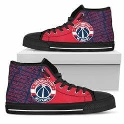 Alternative view of NBA Washington Wizards High Top Shoes