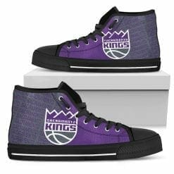 Alternative view of NBA Sacramento Kings High Top Shoes