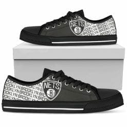 Alternative view of NBA Brooklyn Nets Low Top Shoes