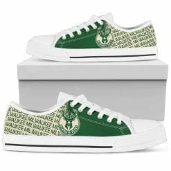 NBA Milwaukee Bucks Low Top Shoes