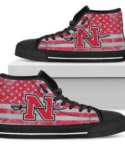 Alternative view of NCAA Nicholls State Colonels High Top Shoes