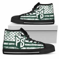 Alternative view of NCAA Portland State Vikings High Top Shoes