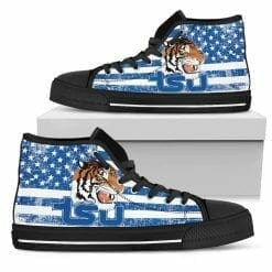 Alternative view of NCAA Tennessee State Tigers High Top Shoes