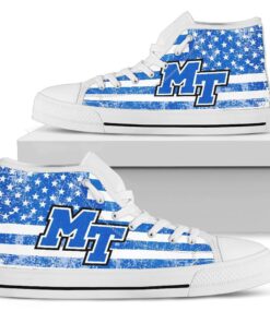 NCAA Middle Tennessee State Blue Raiders High Top Shoes