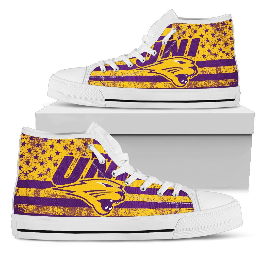 NCAA Northern Iowa Panthers High Top Shoes