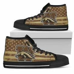 Alternative view of NCAA Western Michigan Broncos High Top Shoes