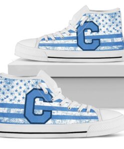 NCAA The Citadel Bulldogs High Top Shoes