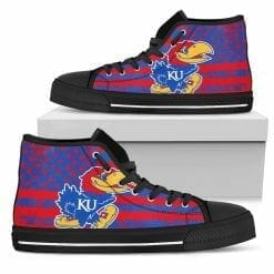 NCAA Kansas Jayhawks High Top Shoes - Image 2