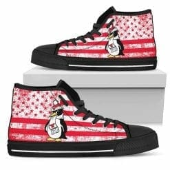 Alternative view of NCAA Youngstown State Penguins High Top Shoes