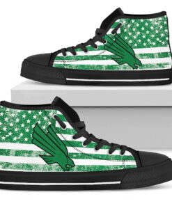 NCAA North Texas Mean Green High Top Shoes - Image 2