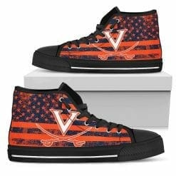 Alternative view of NCAA Virginia Cavaliers High Top Shoes