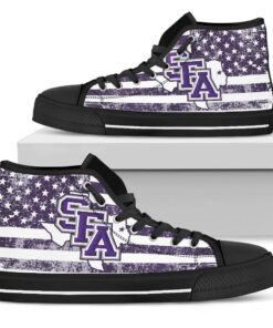 Alternative view of NCAA Stephen F. Austin Lumberjacks High Top Shoes