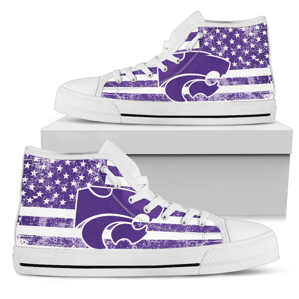 NCAA Kansas State Wildcats High Top Shoes