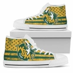 NCAA William & Mary Tribe High Top Shoes