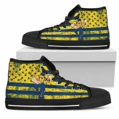 Alternative view of NCAA Northern Arizona Lumberjacks High Top Shoes