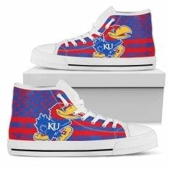 NCAA Kansas Jayhawks High Top Shoes