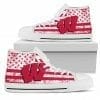 NCAA Wisconsin Badgers High Top Shoes