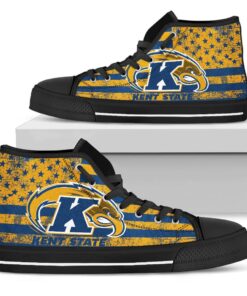 Alternative view of NCAA Kent State Golden Flashes High Top Shoes