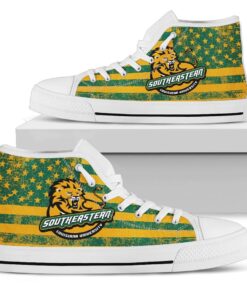 NCAA Southeastern Louisiana Lions High Top Shoes