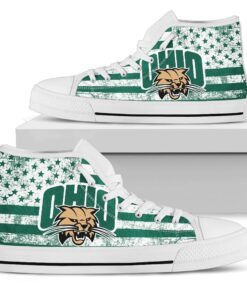 NCAA Ohio Bobcats High Top Shoes