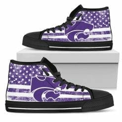 NCAA Kansas State Wildcats High Top Shoes - Image 2