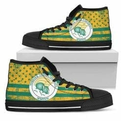Alternative view of NCAA Norfolk State Spartans High Top Shoes