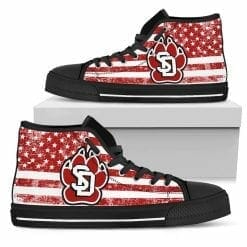 Alternative view of NCAA South Dakota Coyotes High Top Shoes