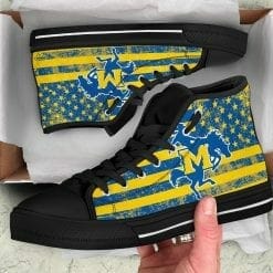 NCAA McNeese State Cowboys High Top Shoes - Image 4
