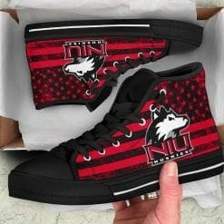 NCAA Northern Illinois Huskies High Top Shoes - Image 4