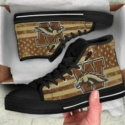 NCAA Western Michigan Broncos High Top Shoes - Image 4