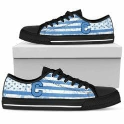 Alternative view of NCAA The Citadel Bulldogs Low Top Shoes