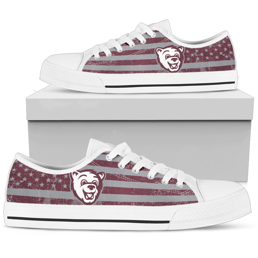 NCAA Montana Grizzlies Low Top Shoes
