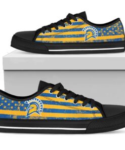 Alternative view of NCAA San Jose State Spartans Low Top Shoes