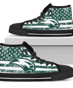 NCAA Wagner Seahawks High Top Shoes - Image 2