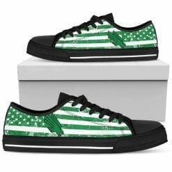 Alternative view of NCAA North Texas Mean Green Low Top Shoes