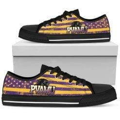 NCAA Prairie View A&M Panthers Low Top Shoes - Image 2