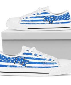 NCAA Middle Tennessee State Blue Raiders Low Top Shoes NCAA Middle Tennessee State Blue Raiders Low Top Shoes