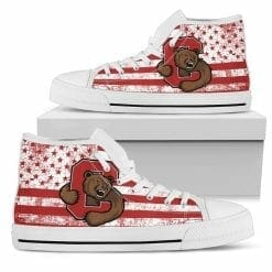 NCAA Cornell Big Red High Top Shoes