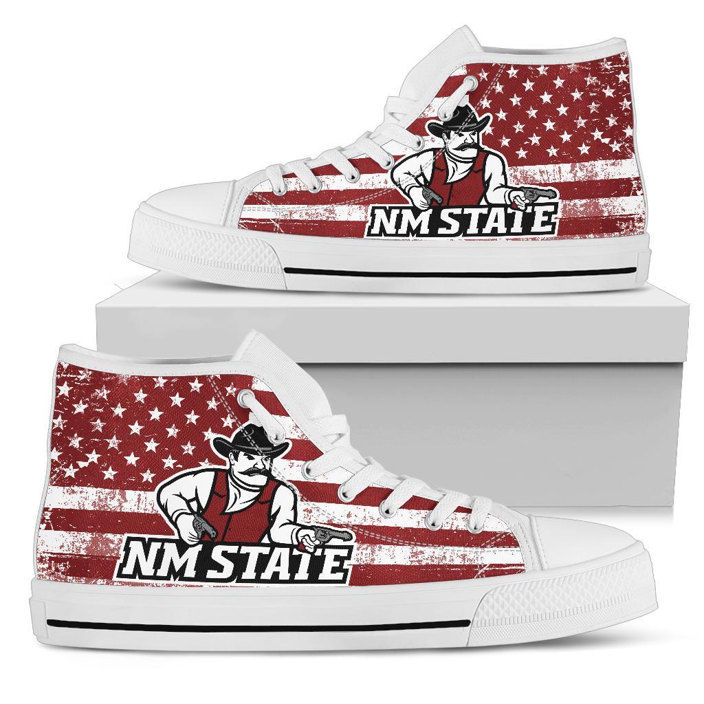 NCAA New Mexico State Aggies High Top Shoes