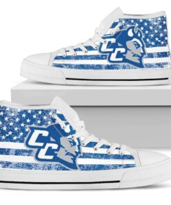 NCAA Central Connecticut State Blue Devils High Top Shoes