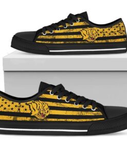 NCAA Arkansas-Pine Bluff Golden Lions Low Top Shoes - Image 2